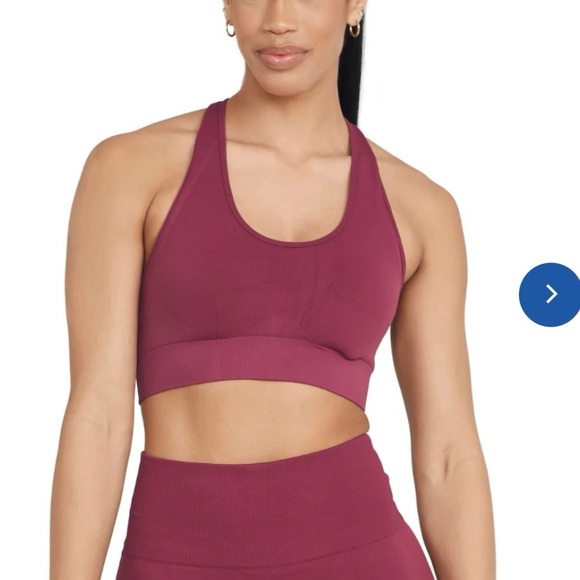 Ilus SEAMLUX BARE BRA racerback athletic women’s padded sports bra Large 2 pack - Picture 2 of 9